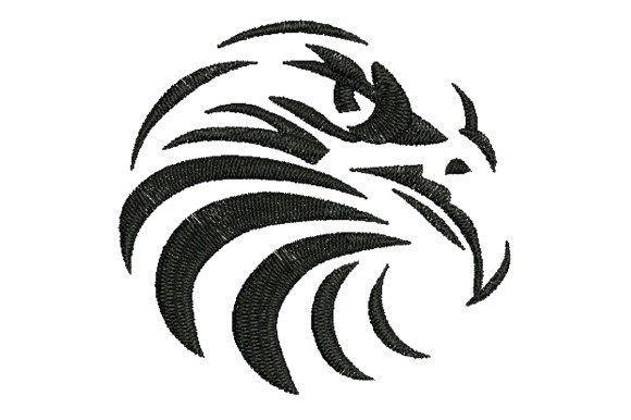 Black Falcon Head Embroidery Review