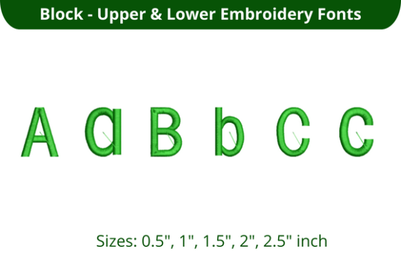 Block Font ABC: A Seasonal Embroidery Workhorse