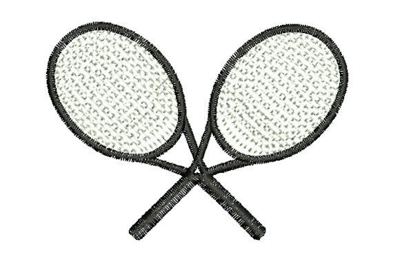 Crossed Badminton: A Playful Holiday Embroidery Pick