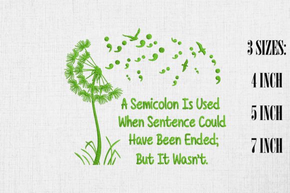 Dandelion Semicolon Mental Health