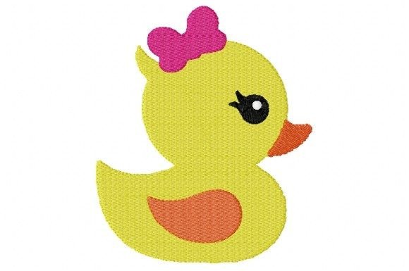 Duck Girl: A Playful, Booth-Ready Embroidery Design