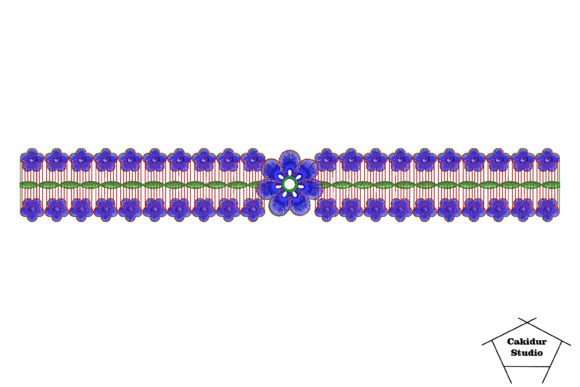 Flowers Belt Border: A Seasonal Embroidery Border Worth Stocking