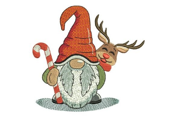 Gnome with Deer: A Boutique Sweatshirt Embroidery Review