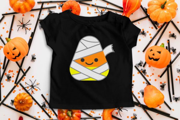 Halloween Candy Corn Mummy