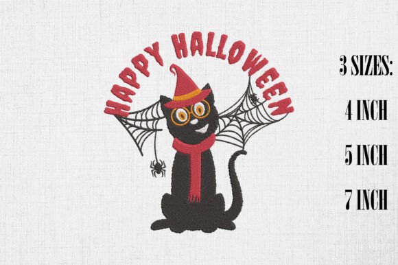 Happy Halloween Black Cat