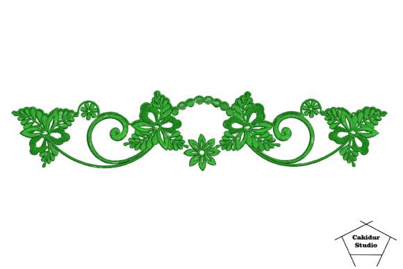 Linked Flowers Border