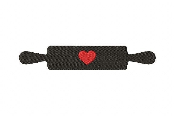 Rolling Pin with Heart